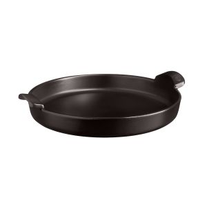 Emile Henry 12" Deep Dish Pizza Pan | Charcoal