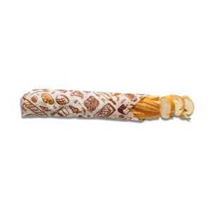 image shows Bee's Wrap Bread Wrap | Bakery Lane - Seasonal Print  against a blank, white background