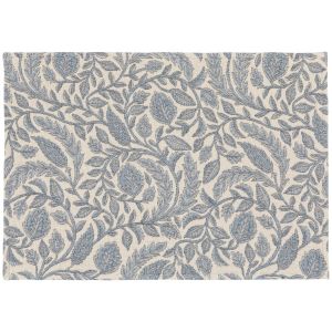 image shows Danica Heirloom Topiary Placemat | Larkspur  against a blank, white background