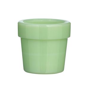 Mosser Glass Small 3oz Flowerpot | Jadeite 