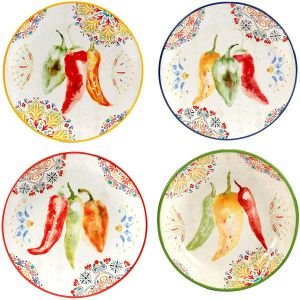 Certified International 8.75" Salad Plate (Set of 4) - Sweet & Spicey