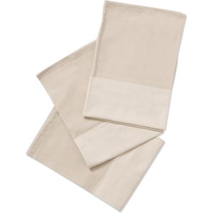 image shows Hedley & Bennett 3-Piece The Chef's Towels | Oat against a blank, white background
