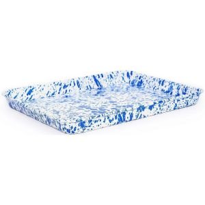 Crow Canyon Jelly Roll/Large Rectangle Tray (Blue & White)