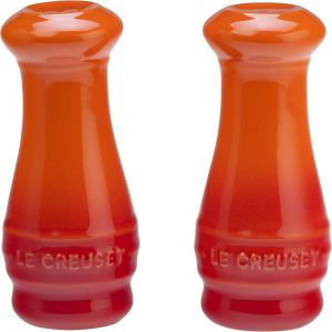 Le Creuset 2pc Salt & Pepper Shakers - Flame Orange (PG1102T-042)