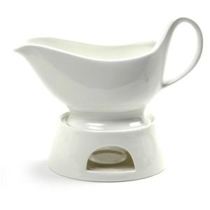 8352 Sauce Boat with Stand & Candle