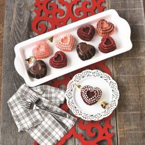 Nordic Ware Tiered Heart Cakelet Pan  