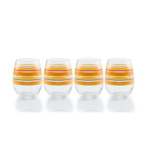 Fiesta® 15oz Stemless Glassware (Set of 4) | Sienna Sunset

