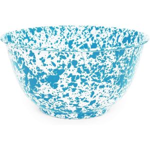 Crow Canyon Large Serving/Salad Bowl | Turquoise Marble