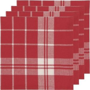 Now Designs Second Spin Recycled Collection 20" x 20" Napkins (Set of 4) | Chili