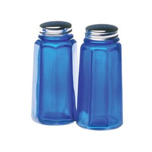 Mosser Glass Panel Salt and Pepper Shaker Set - Cobalt 