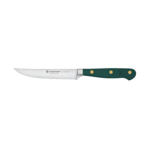 image shows WÜSTHOF Classic Color 4.5" Steak Knife | Fresh Rosemary against a blank, white background