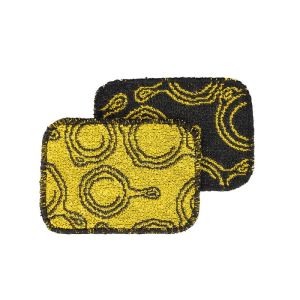  image shows Lodge Cast Iron Everyday Scrub Cloth against a blank, white background