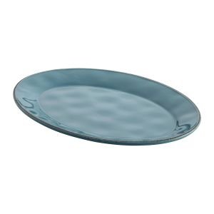 Rachael Ray Cucina Collection 14" Oval Platter | Agave Blue