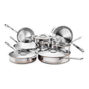 All-Clad Copper Core 5-Ply Bonded Stainless Steel Cookware Set | 14-Piece