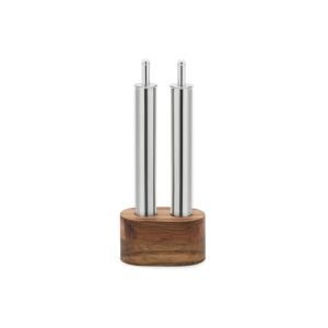 Olipac Filare Oil And Vinegar Set With Wood Base