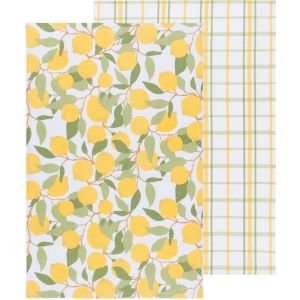 Now Designs 18" x 28" Dishtowels (Set of 2) | Lemons