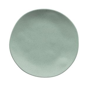 image shows TarHong Organic Wheat 10.6" Dinner Plate | Sage Green  against a blank, white background
