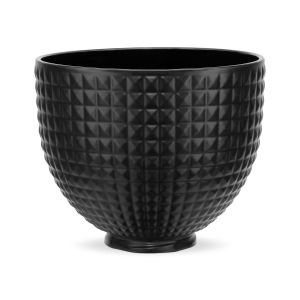 KitchenAid 5-Quart Black Studded Ceramic Bowl | Fits 4.5-Quart & 5-Quart KitchenAid Tilt-Head Stand Mixers