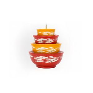 Twinkl Toast Stackable Miniature Vintage Bowls ornament | Butterfly Gold against a white background