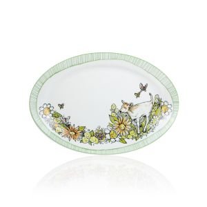Everything Kitchens 14" Oval Platter | Have a Cow Jersey Calf