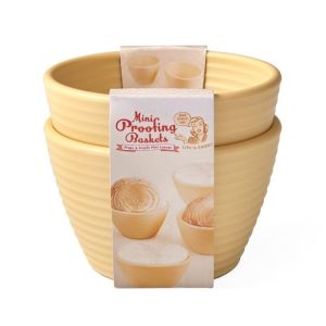 image shows Talisman Designs Mini Proofing Baskets | Set of 2 against a blank, white background 