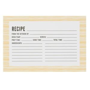 C.R. Gibson 4" x 6" Recipe Cards | Bloom
