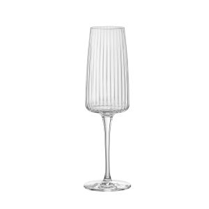 Bormioli Rocco Exclusiva 8.5 oz Prosecco Sparkling Wine Glasses (Set of 6)