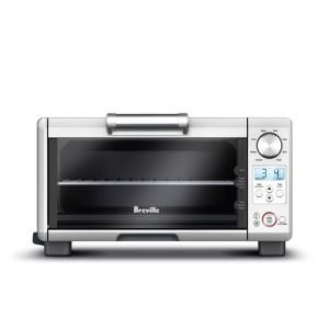 Breville the Mini Smart Oven with Element IQ Countertop Toaster Oven | Brushed Stainless Steel