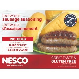 NESCO Sausage Seasoning | Bratwurst (10 lb Yield)
