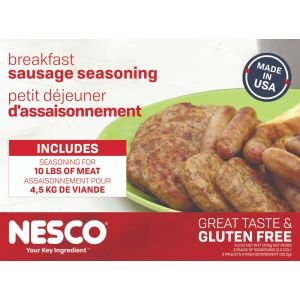 NESCO Sausage Seasoning | Breakfast Sausage (10 lb Yield)
