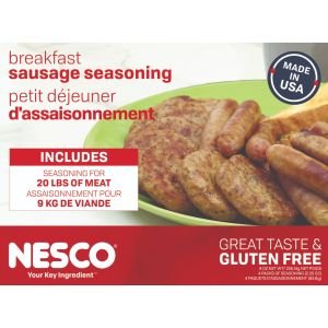 NESCO Sausage Seasoning | Breakfast Sausage (20 lb Yield)
