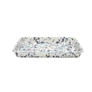 Crow Canyon Catalina Small Rectangle Tray | Blue Tides