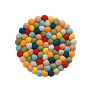 Colore Virgin Wool Trivet on a blank white background