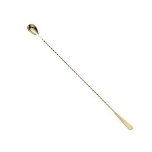 Mercer Barfly 17.1" Japanese-Style Bar Spoon | Gold Plated