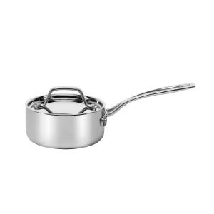 Stainless Steel 10-Qt Master Cook Sauce Pan With Cover (5 mm aluminum core,  NSF) - LionsDeal