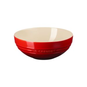 image shows Le Creuset Multi Bowl 1.6 Qt Cerise against a blank, white background