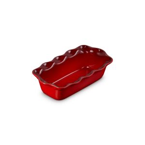 Le Creuset 9" Heritage Fluted Loaf Pan (Cerise)