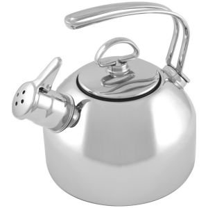 Demeyere Resto 2.5-qt Stainless Steel Whistling Tea Kettle