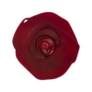 Charles Viancin Dark Red Rose Silicone Lid | 9"