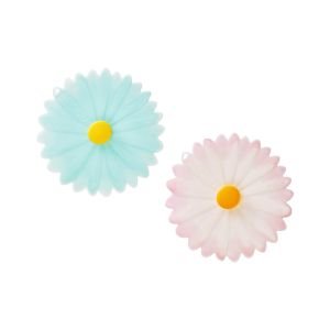 Charles Viancin Silicone Daisy Drink Covers | Set of 2
