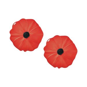 Charles Viancin Silicone Drink Covers | Poppy (Set of 2)