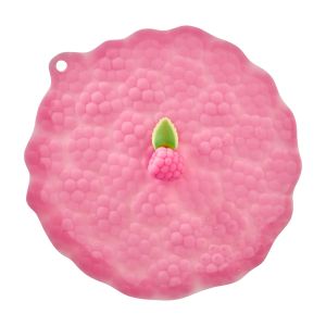 Charles Viancin Raspberry Silicone Lid | 11"