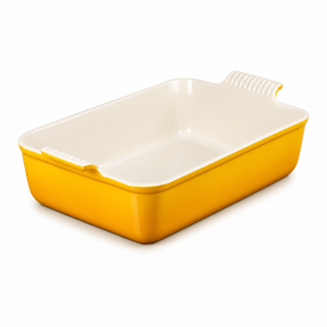 Le Creuset Heritage 6.75 Qt. Stoneware Deep Rectangular Lasagna Dish Nectar 07242026