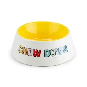 C.R. Gibson Ceramic Pet Bowl | Chow Down
