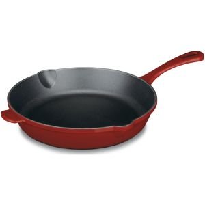 Cuisinart Chef's Classic Cast Iron 10" Skillet | Cardinal Red