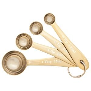 Danica Heirloom Set of 4 Measuring Spoons | Gold