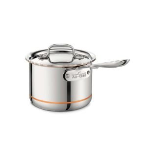 All-Clad Copper Core Stainless Steel Saucepan | 2 Qt.
