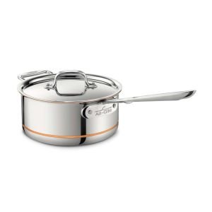 All-Clad Copper Core Stainless Steel Saucepan | 3 Qt.
