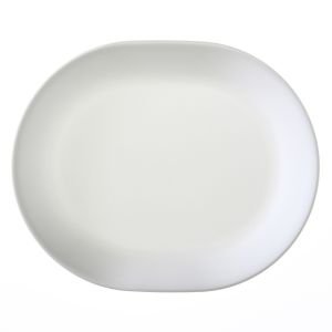 Corelle Livingware 12.25" Serving Platter | Winter Frost White