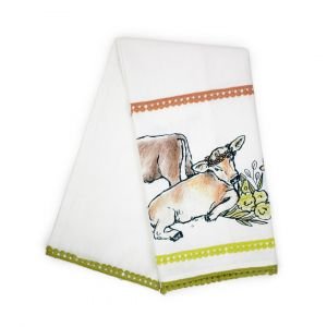 Everything Kitchens 19" x 28" Tea Towel | "Have a Cow" Jersey Calf